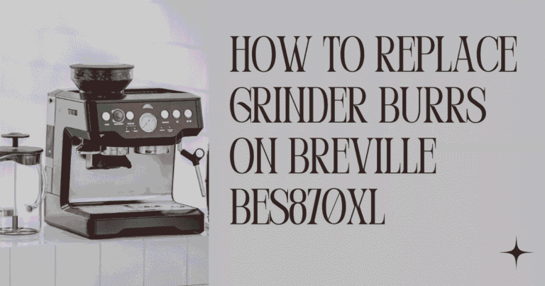 How to Replace Grinder Burrs on Breville BES870XL
