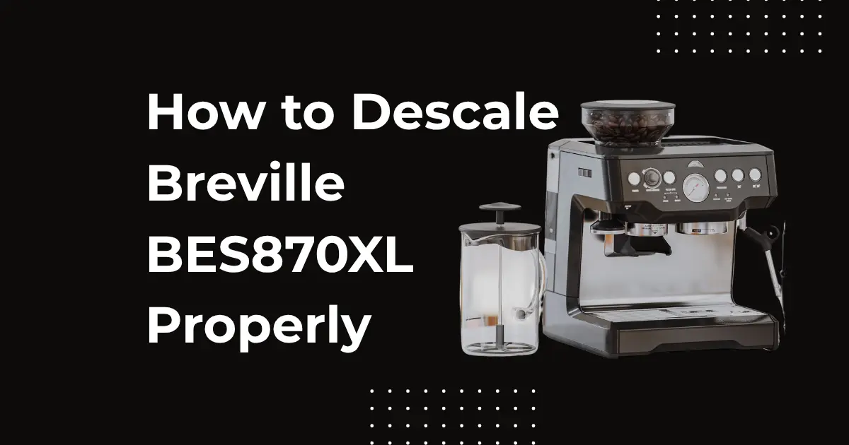 How to Descale Breville BES870XL Properly
